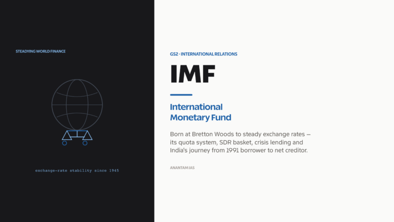 International Monetary Fund explained: quotas, voting power, SDRs and the Fund's role in the global economy.