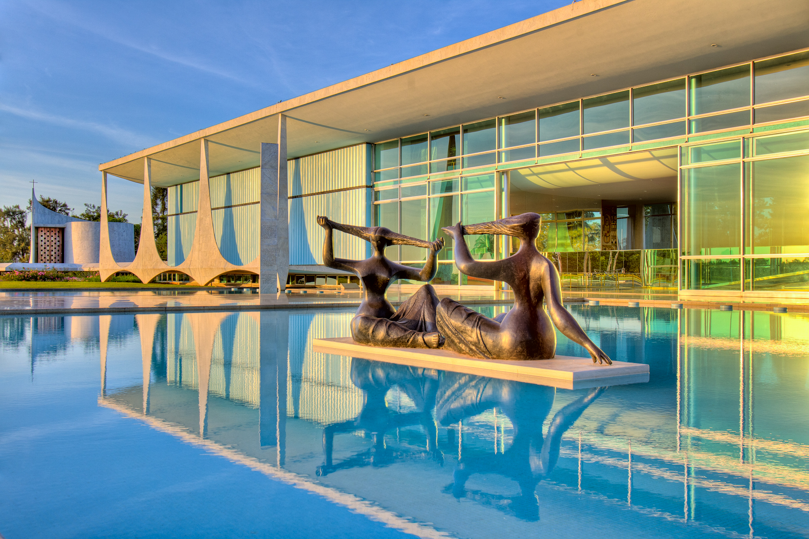 The Alvorada Palace in Brasília, official residence of Brazil's President
