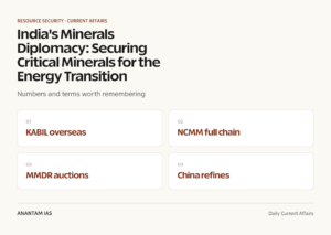 India's Minerals Diplomacy: Securing Critical Minerals for the Energy Transition graphic 1 for UPSC current affairs