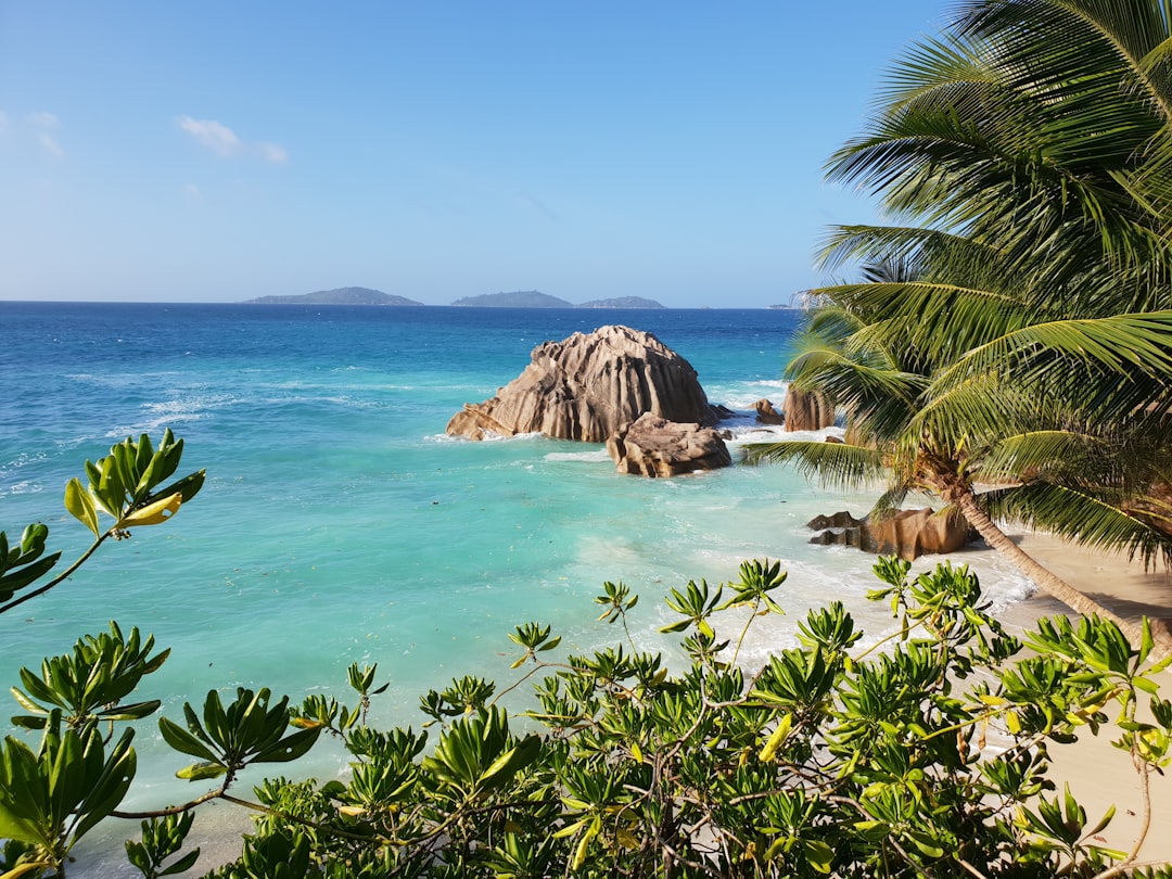 Seychelles islands in the Indian Ocean