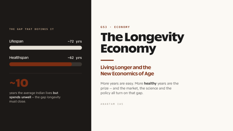 The Longevity Economy: Living Longer and the New Economics of Age (UPSC Economy)