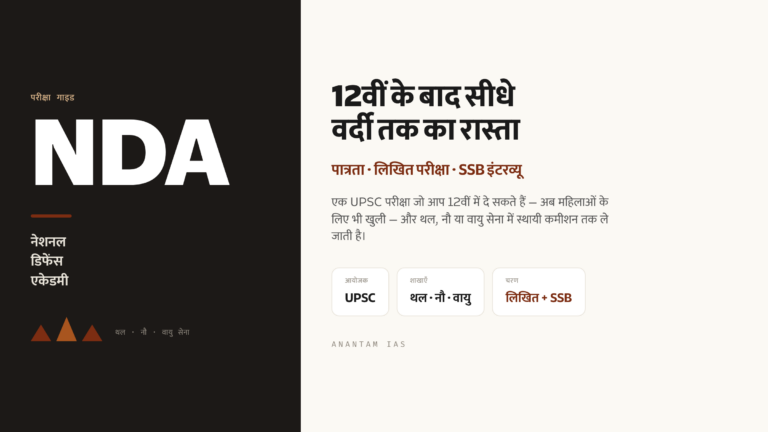 NDA परीक्षा गाइड: नेशनल डिफेंस एकेडमी पात्रता, सिलेबस और SSB