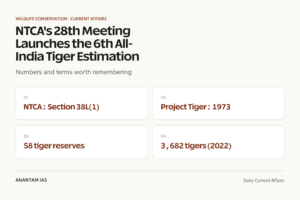 NTCA's 28th Meeting Launches the 6th All-India Tiger Estimation graphic 1 for UPSC current affairs