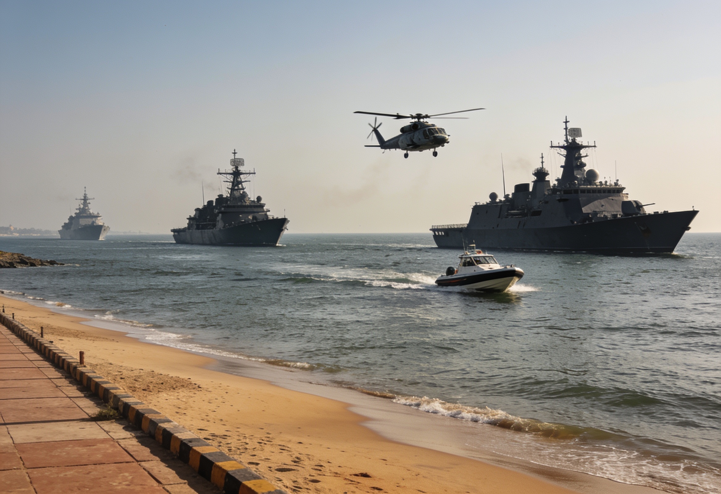 Operational demonstration by Indian Navy’s Eastern Naval Command