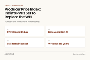 Producer Price Index: India's PPI Is Set to Replace the WPI graphic 1 for UPSC current affairs