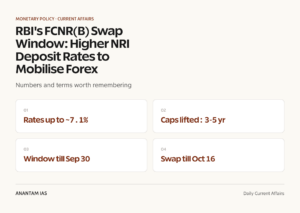 RBI's FCNR(B) Swap Window: Higher NRI Deposit Rates to Mobilise Forex graphic 1 for UPSC current affairs