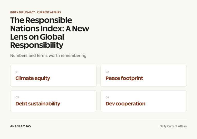 The Responsible Nations Index: A New Lens on Global Responsibility graphic 1 for UPSC current affairs