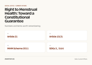 Right to Menstrual Health: Toward a Constitutional Guarantee graphic 1 for UPSC current affairs