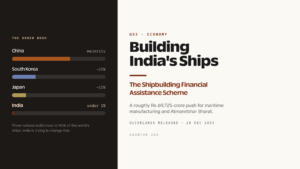 Shipbuilding Financial Assistance Scheme: Maritime Manufacturing and Atmanirbhar Bharat