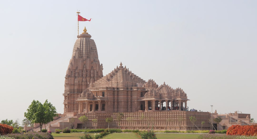 The Somnath temple on the Saurashtra coast of Gujarat