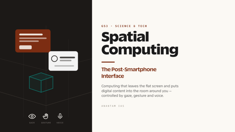 Spatial Computing and Mixed Reality: The Post-Smartphone Interface (UPSC Science & Tech)