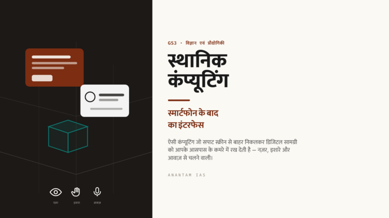 स्थानिक कंप्यूटिंग और मिश्रित वास्तविकता: स्मार्टफोन के बाद का इंटरफेस (UPSC Science & Tech)
