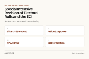 Special Intensive Revision of Electoral Rolls and the ECI graphic 1 for UPSC current affairs