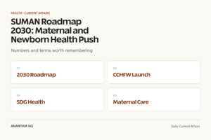 SUMAN Roadmap 2030: Maternal and Newborn Health Push graphic 1 for UPSC current affairs