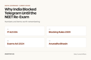 Why India Blocked Telegram Until the NEET Re-Exam graphic 1 for UPSC current affairs
