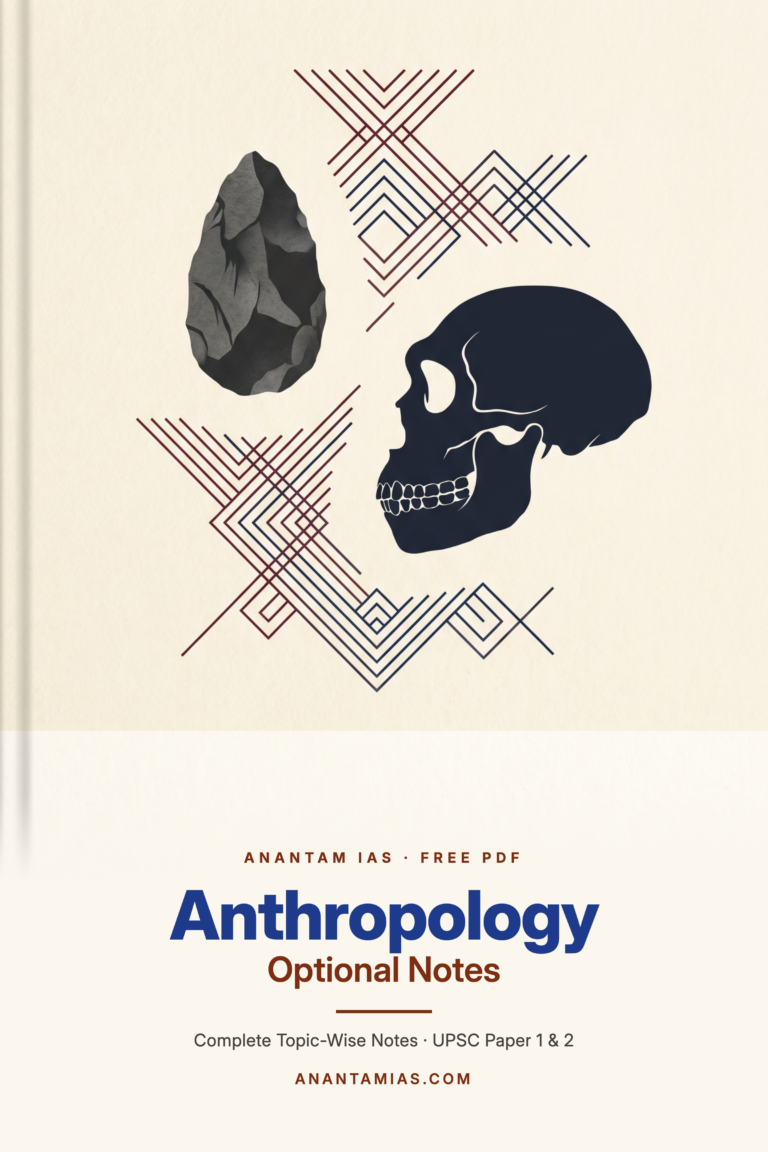Anthropology Optional Notes (Free PDF) — Complete Topic-Wise Notes