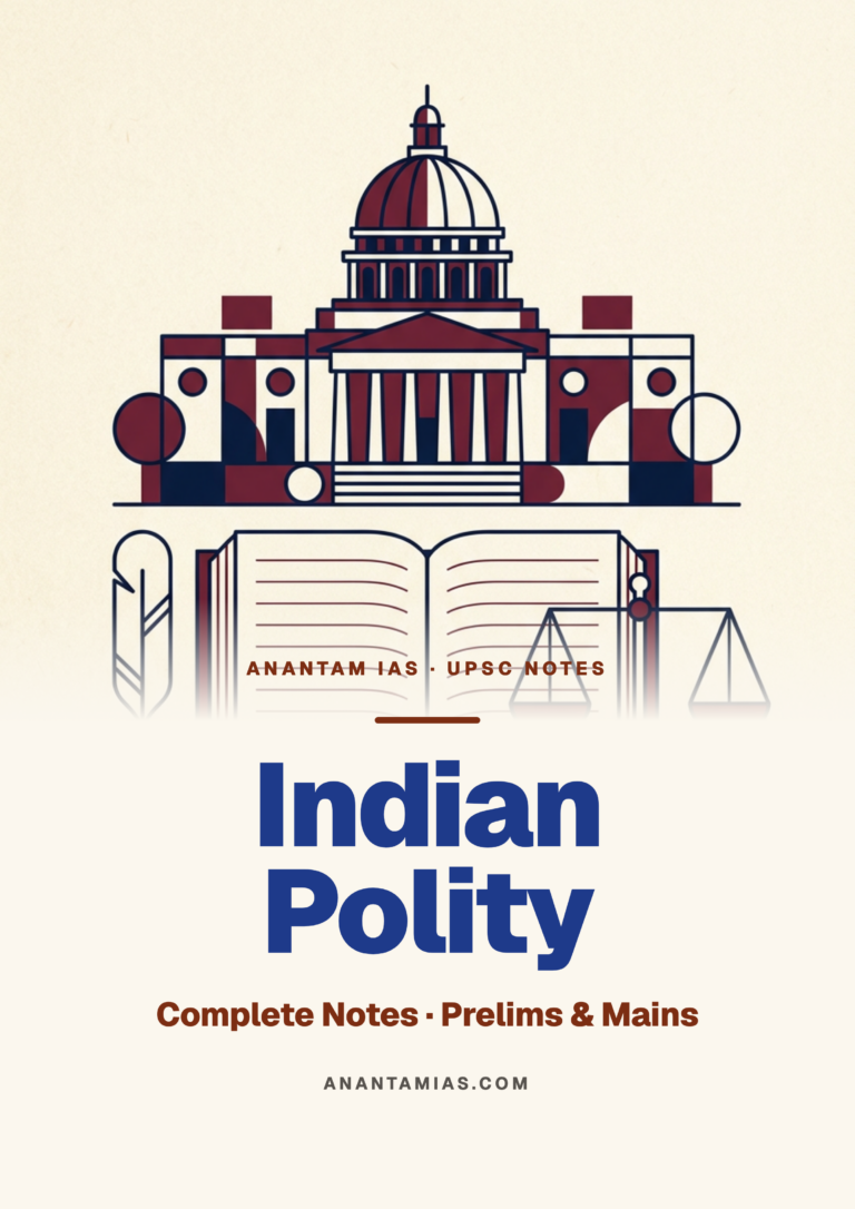 Indian Polity Complete Notes for UPSC — book cover