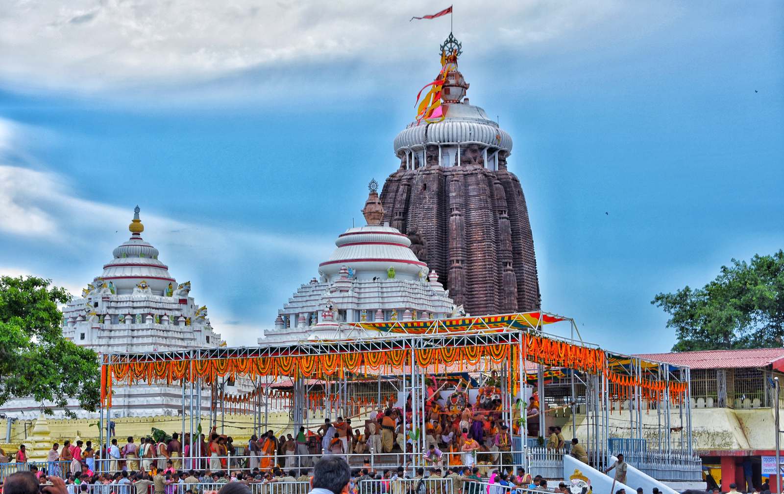 Shree Jagannath Temple complex in Puri, Odisha