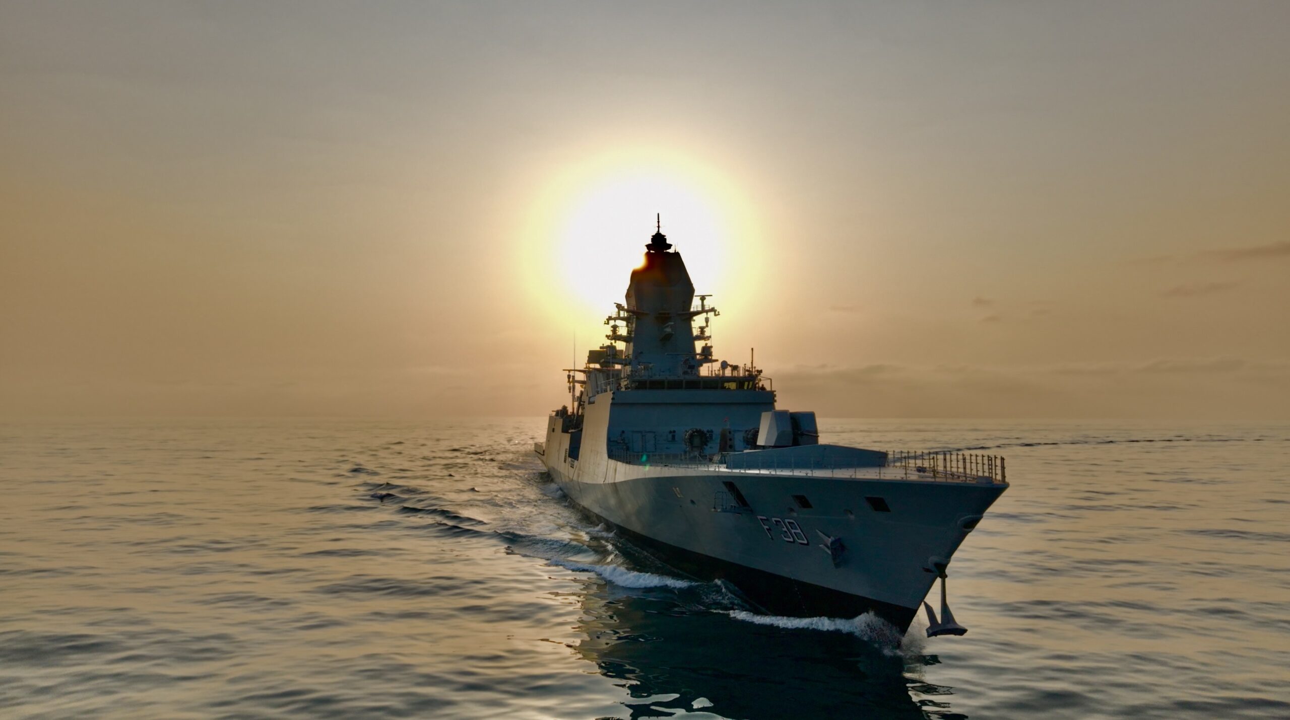 INS Mahendragiri, a Project 17A Nilgiri-class stealth frigate of the Indian Navy