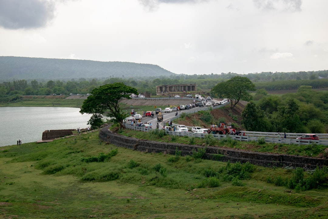 Sardar Sarovar Dam across the Narmada river in Gujarat