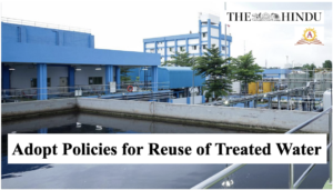 Adopt Policies for Reuse of Treated Water