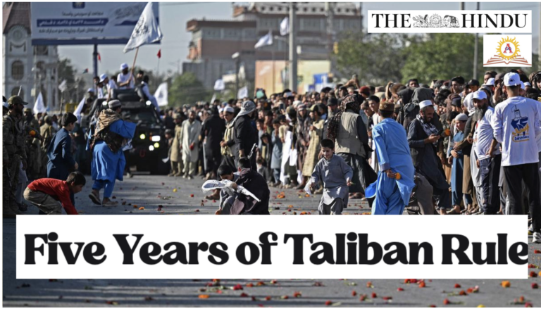 Five Years of Taliban Rule