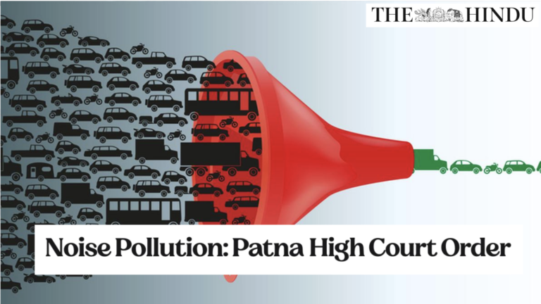 Noise Pollution: Patna High Court Order