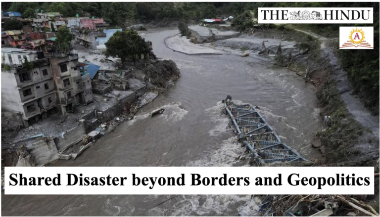 Shared Disaster beyond Borders and Geopolitics