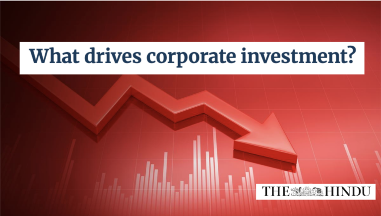 What drives corporate investment?