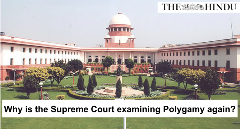Why is the Supreme Court examining Polygamy again?