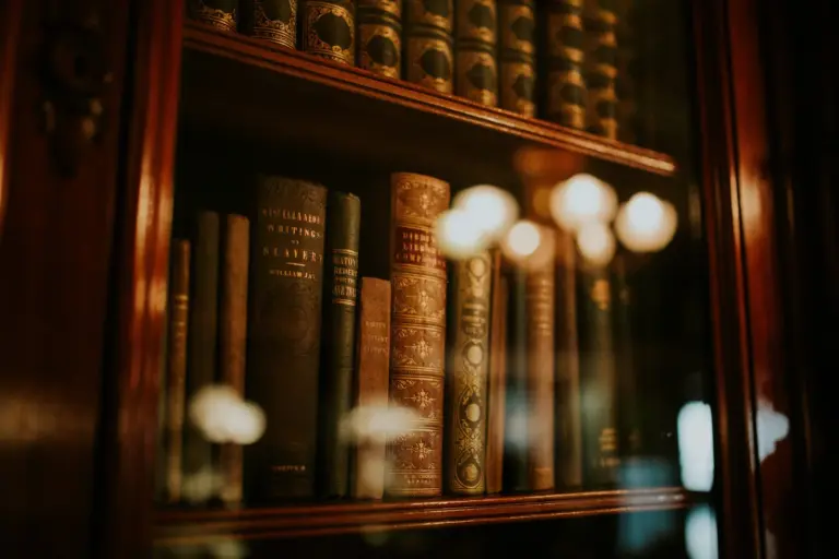 An open volume of constitutional law on a desk