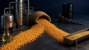 Maize divided between ethanol production and animal feed as crude oil prices fall