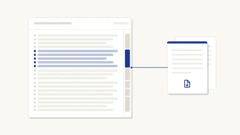 A twenty-question paper with its question rows grouped by syllabus head and a proportional index strip showing agriculture as the largest share, linked to two downloadable solution documents