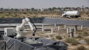 Groundwater monitoring and safe-water response near a chromium waste cleanup site