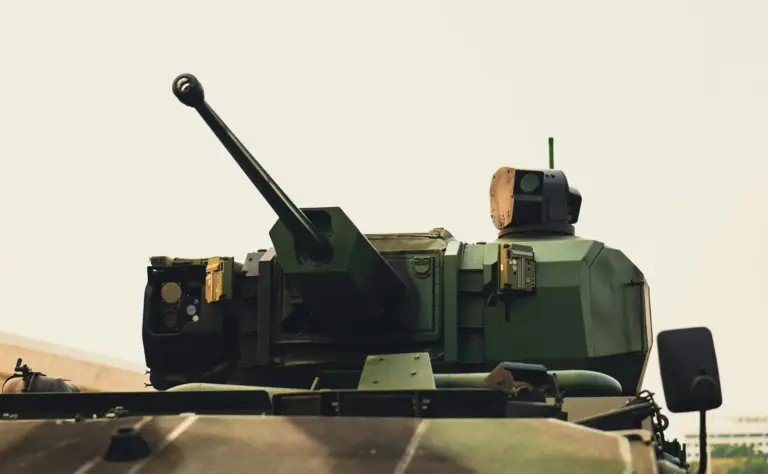 A shoulder-launched air defence system on exercise