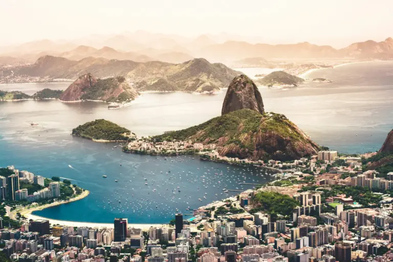 Rio de Janeiro from the hills above the bay