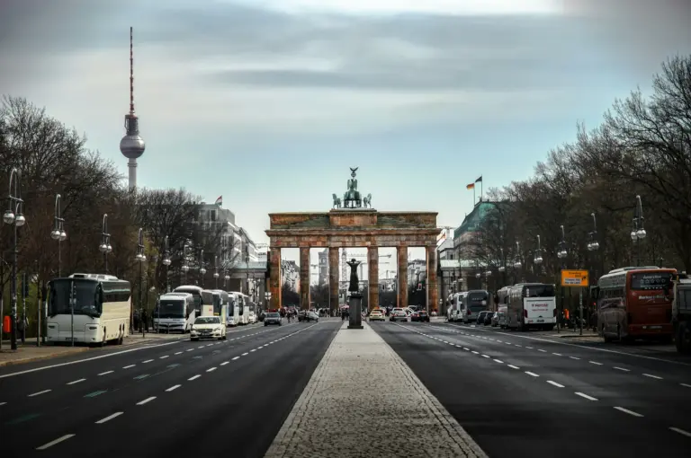 The Brandenburg Gate in Berlin