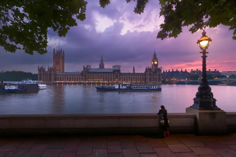 Westminster and the Thames in London