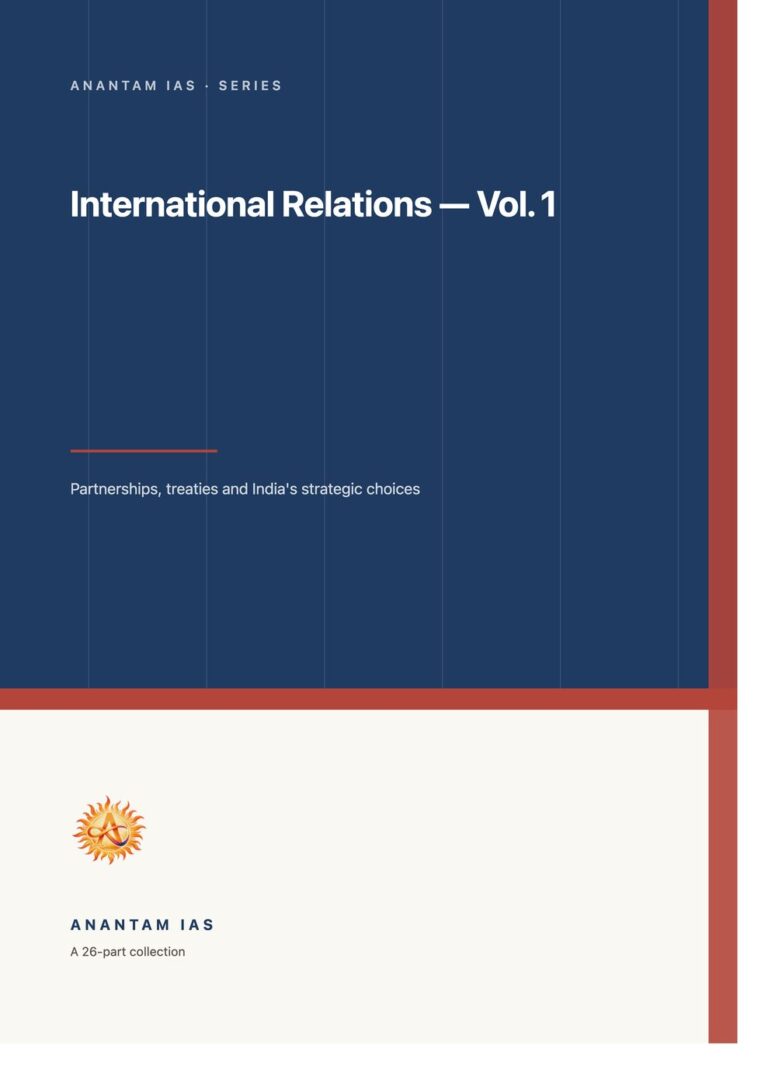 International Relations — Vol. 1