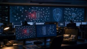 Forensic investigators tracing a distributed denial-of-service attack against government servers