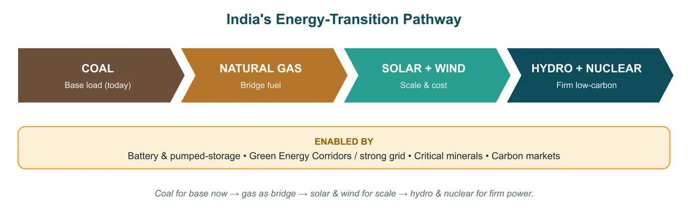 Run-of-the-river vs conventional hydroelectric projects — diagram from the Anantam IAS Mains QIP handout