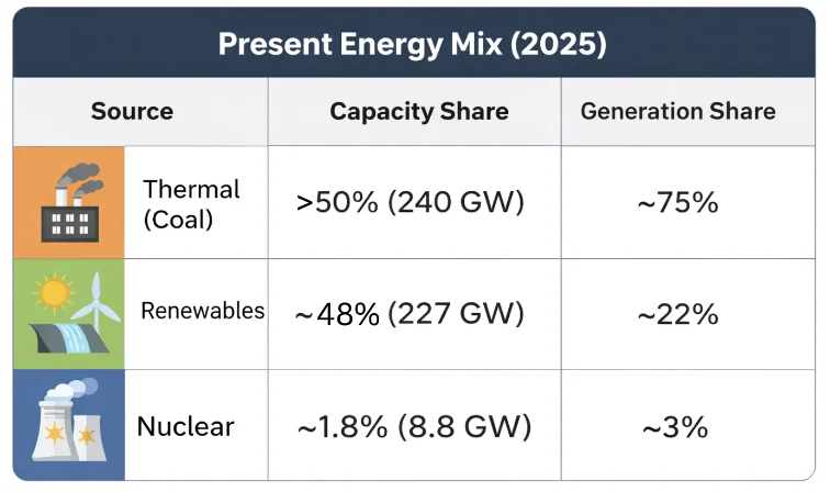 SHANTI Act 2025 and India’s Nuclear Energy Landscape (2 of 2) — diagram from the Anantam IAS Mains QIP handout