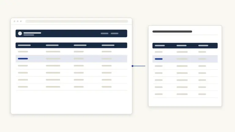 The TRACES record table, and the downloadable statement it prints to