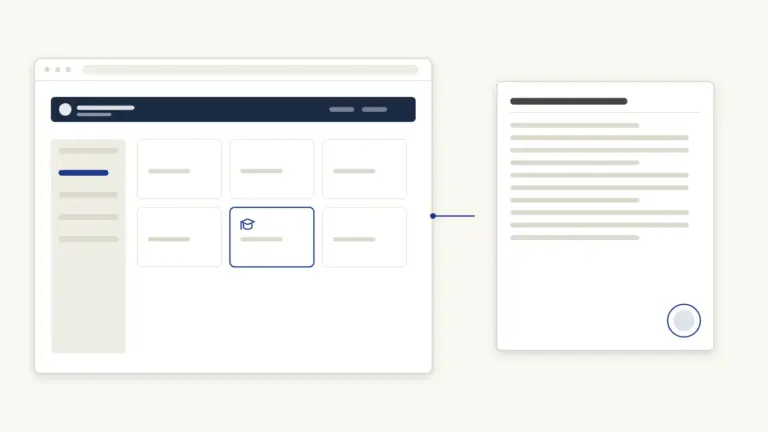 The student dashboard modules, and the result sheet the exam module produces