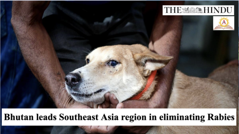 Bhutan leads Southeast Asia region in eliminating Rabies