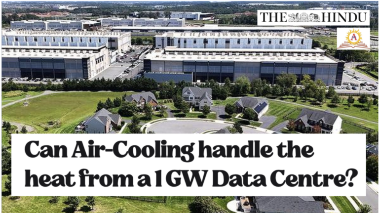 Can Air-Cooling handle the heat from a 1 GW Data Centre?