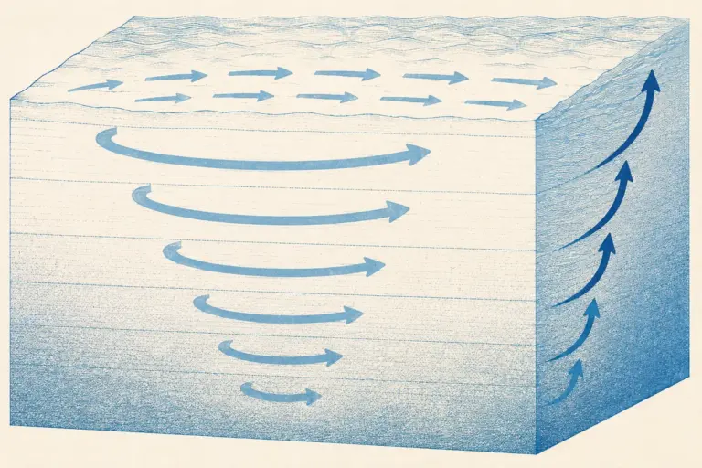 Ekman Transport, Upwelling and the Ocean Gyres