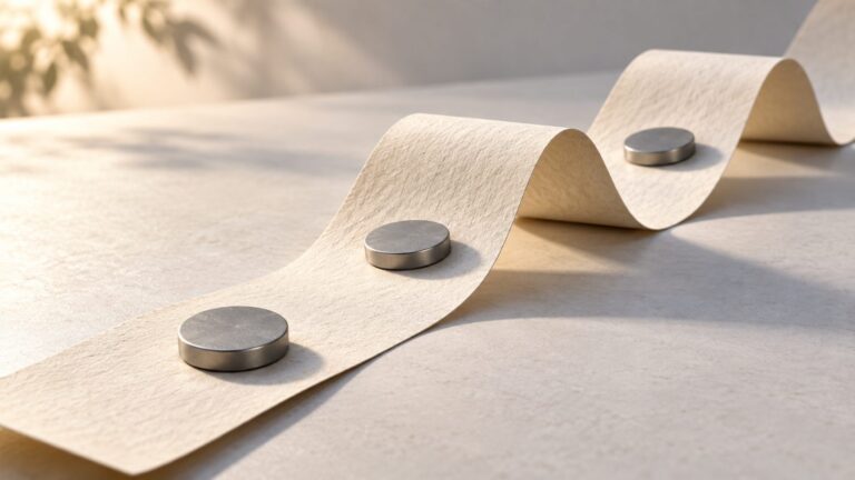Conceptual folded-paper arrangement suggesting repayments distributed across time