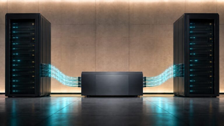 Equal fibre-optic access paths connecting trading servers to an exchange matching engine