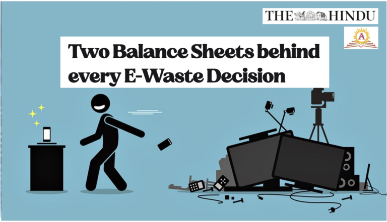 Two Balance Sheets behind every E-Waste Decision